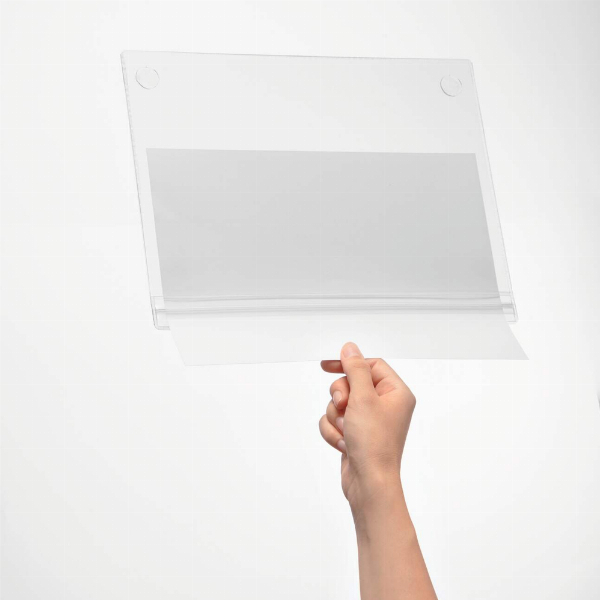 Imagem adicional do produto MOLDURA A4 PROVA &Aacute;GUA C/ADESIVO DURABLE 501619 PACK 5UN