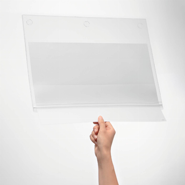 Imagem adicional do produto MOLDURA A3 PROVA &Aacute;GUA C/ADESIVO DURABLE 501719 PACK 5UN