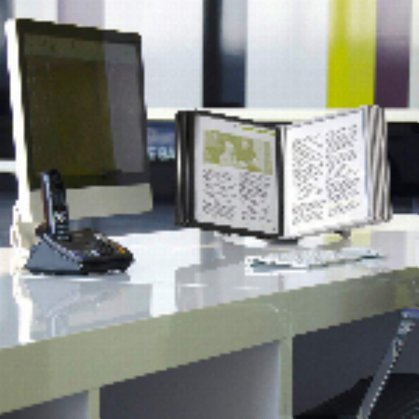 Imagem adicional do produto BOLSA P/SUPORTE MURAL DURABLE 5606 A4 C/MOLDURA VERMELHO 5UN