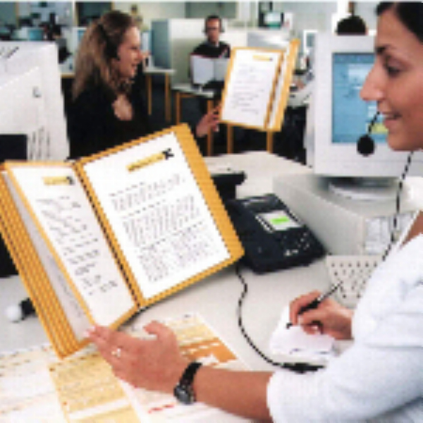 Imagem adicional do produto BOLSA P/SUPORTE MURAL DURABLE 5606 A4 C/MOLDURA AMARELO 5UN