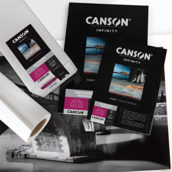Imagem adicional do produto ROLO DE PAPEL PARA PLOTTER 1118MMX30MTS CANSON INFINITY PHOTOSATIN PREMIUM 270GR