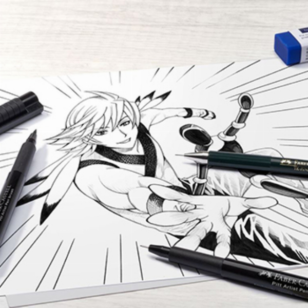 Imagem adicional do produto PACK INICIA&Ccedil;&Atilde;O MARCADOR ART&Iacute;STICO PITT FABER-CASTELL MANGA