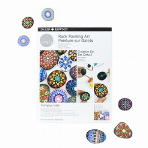 Imagem adicional do produto CONJUNTO SIMPLY SET CREATIVO ROCK PAINTING ART