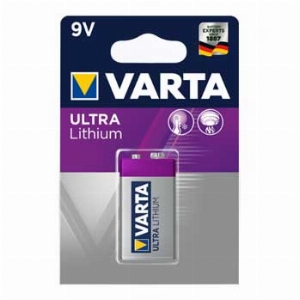 Imagem adicional do produto PILHAS VARTA 6LR61 LITHIUM PROFISSIONAL VARTA 9V 1200MAH 1UN