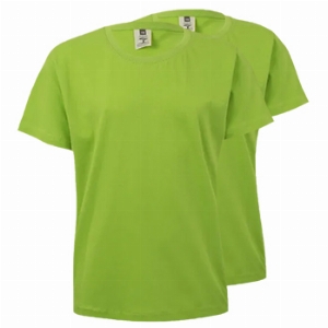 Imagem adicional do produto T-SHIRT CRIAN&Ccedil;A ALGOD&Atilde;O 155G LIMA TAMANHO 9/11 PACK 2UN