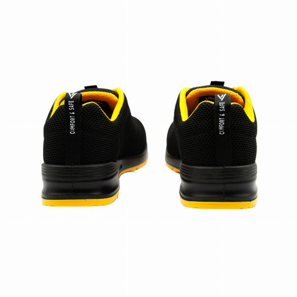Imagem adicional do produto SAPATOS TAMANHO 38 BAIXO S1P ESD SRC PRETO/AMARELO