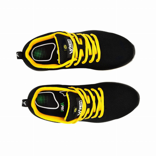 Imagem adicional do produto SAPATOS TAMANHO 38 BAIXO S1P ESD SRC PRETO/AMARELO