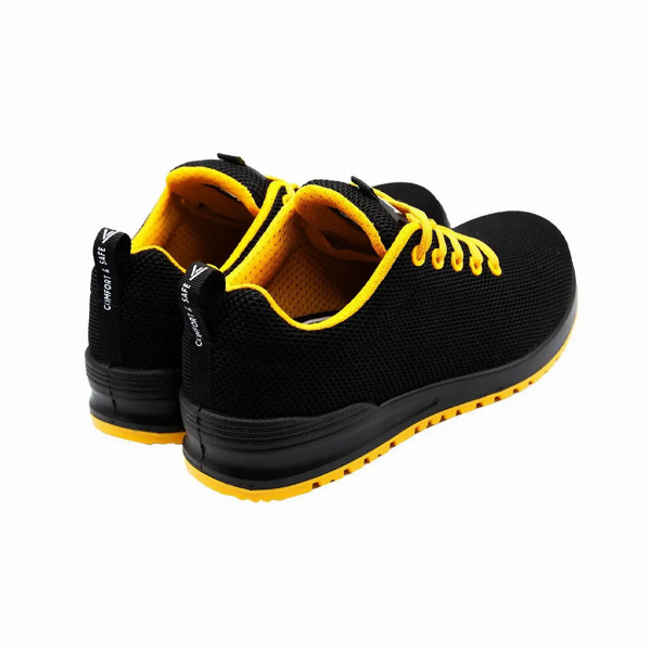 Imagem adicional do produto SAPATOS TAMANHO 38 BAIXO S1P ESD SRC PRETO/AMARELO