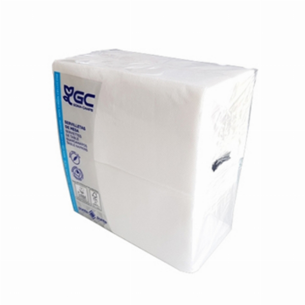 Imagem adicional do produto GUARDANAPOS 30X40 1/6 2FLS P&P BRANCO 150UN