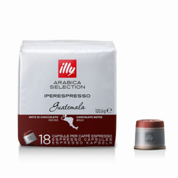 Imagem adicional do produto CAF&Eacute; C&Aacute;PSULAS IPERESPRESSO ILLY GUATEMALA PACK 18UN