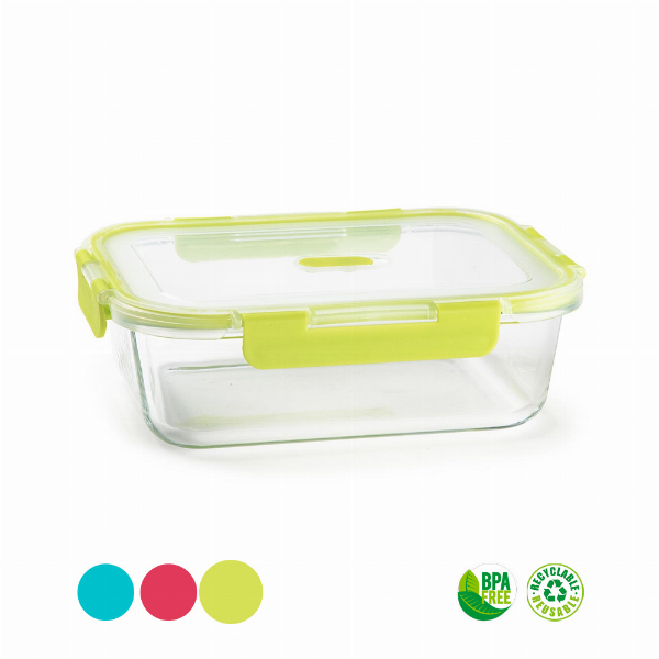 Imagem adicional do produto CAIXA HERM&Eacute;TICA VIDRO C/ V&Aacute;LVULA LUXE 1,04L