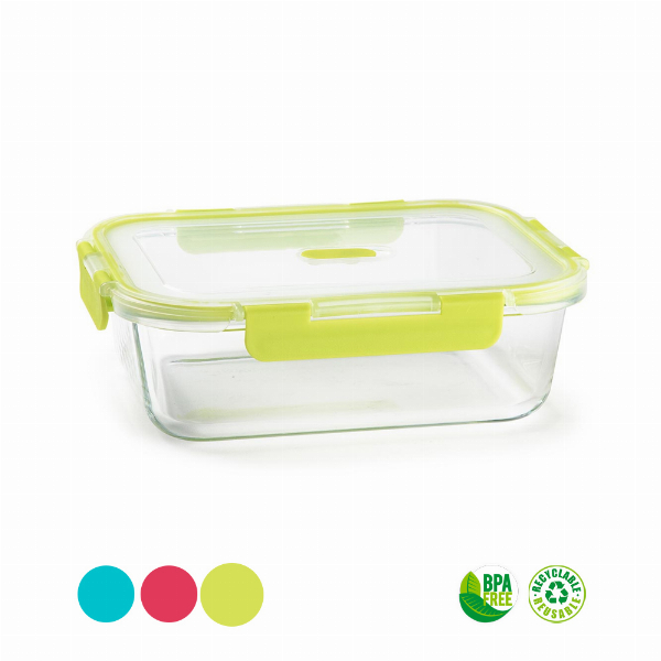 Imagem adicional do produto CAIXA HERM&Eacute;TICA VIDRO C/ V&Aacute;LVULA LUXE 1,52L