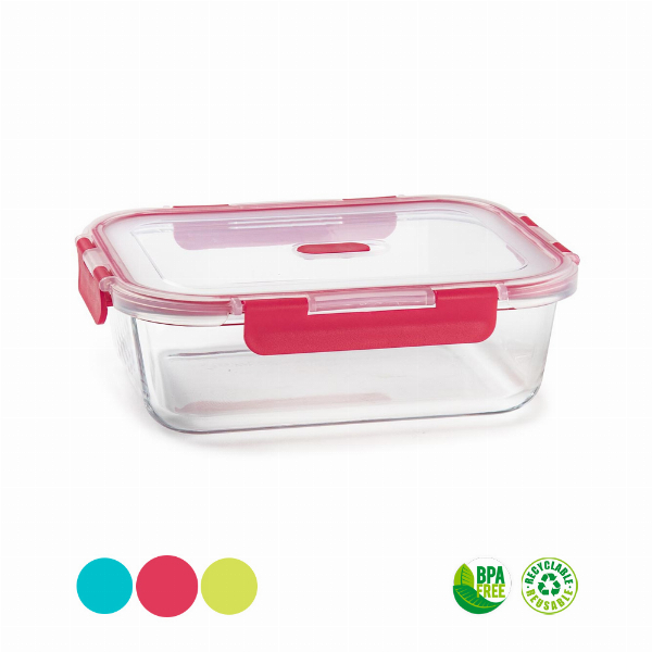 Imagem adicional do produto CAIXA HERM&Eacute;TICA VIDRO C/ V&Aacute;LVULA LUXE 1,52L