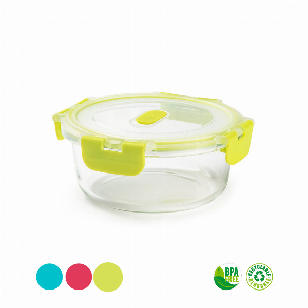 Imagem adicional do produto CAIXA HERM&Eacute;TICA VIDRO C/ V&Aacute;LVULA LUXE 620ML