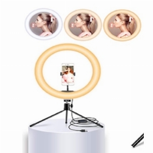Imagem adicional do produto CANDEEIRO PARA FILMAGENS GRAVACOES RING LIGHT 10 POL 6500K SUPORTE + TRIP&Eacute;