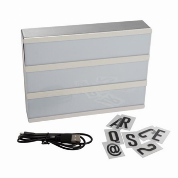 Imagem adicional do produto CAIXA LUZ 20X15X4CM PILHAS OU USB