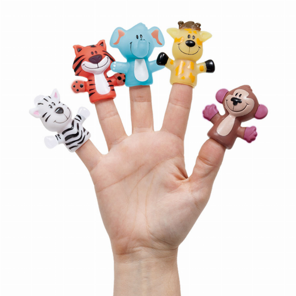 Imagem adicional do produto FANTOCHES DEDOS APLI ANIMAIS DA SELVA 5 PE&Ccedil;AS