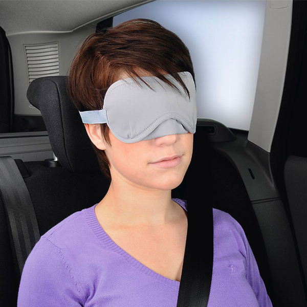 Imagem adicional do produto M&Aacute;SCARA PARA OLHOS C/TAMP&Otilde;ES DE OUVIDO CINZA