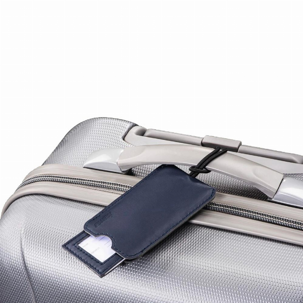 Imagem adicional do produto ETIQUETA IDENTIFICA&Ccedil;&Atilde;O C/BOLSA PARA MALA VIAGEM AZUL ESCURO