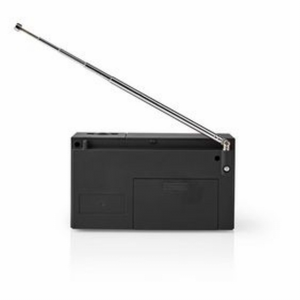 Imagem adicional do produto R&Aacute;DIO NEDIS RADIO AM/ FM PILHAS ANAL&Oacute;GICO 1,5 W SA&Iacute;DA PARA AUSCULTADORES IP20 PRETO