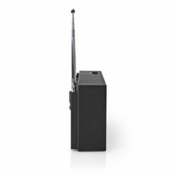 Imagem adicional do produto R&Aacute;DIO NEDIS RADIO AM/ FM PILHAS ANAL&Oacute;GICO 1,5 W SA&Iacute;DA PARA AUSCULTADORES IP20 PRETO