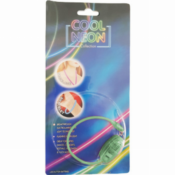 Imagem adicional do produto BRACELETE ELETROLUMINESCENTE EL NEON VERDE