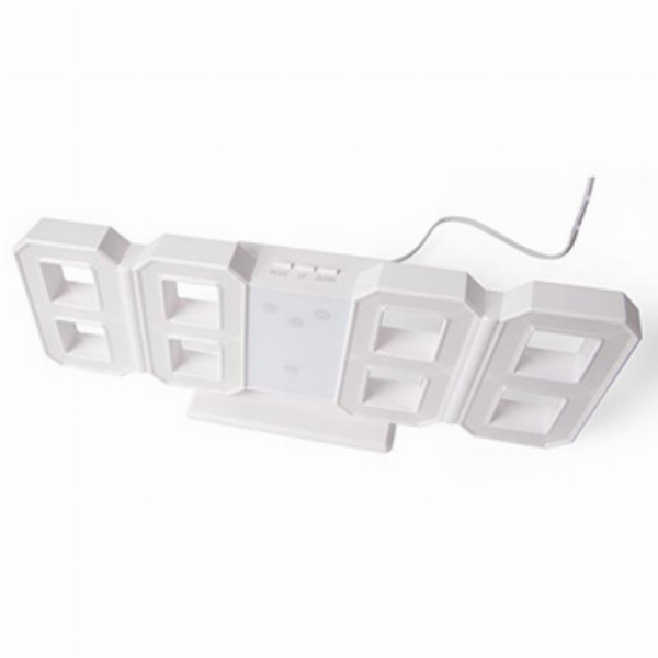 Imagem adicional do produto REL&Oacute;GIO LED 3D DIGITOS BRANCOS